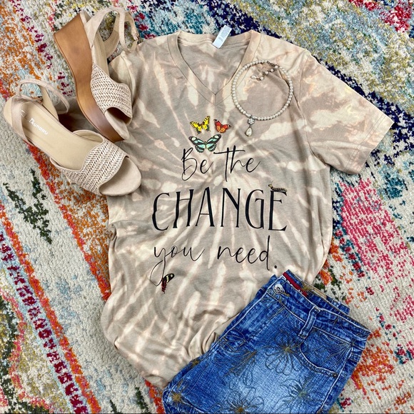 SBT Original hand bleach dyed graphic tee - Picture 2 of 4